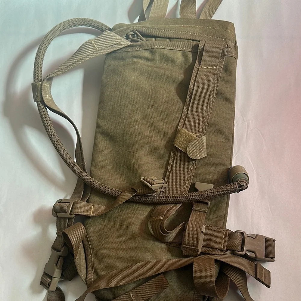 Tan Backpack with Padded Straps and Durable Fabric